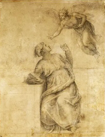 Annunciation Michelangelo